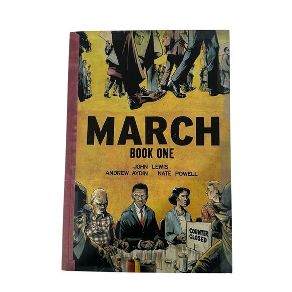 March Trilogy Books 1-3 by John Lewis Andrew Aydin Nate Powell - Picture 4 of 13
